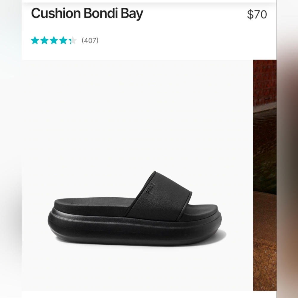 Reef Black Women's Sandals